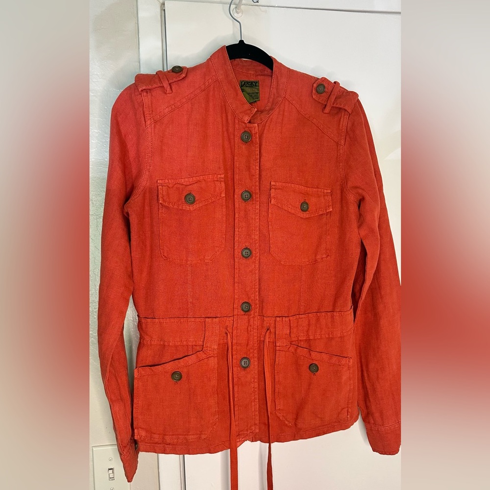 Lucky Brand Linen Jacket - Picture 2 of 5